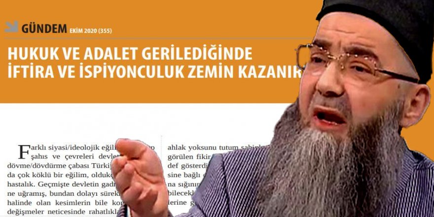 Cübbeli Muhbir’i ifşa eden gündem yazısı