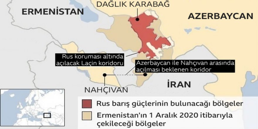 Azerbaycan ve Nahçıvan arasındaki koridor Tahran'ı endişelendiriyor
