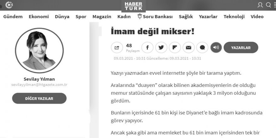 Sevilay Hanım’ın şifa bulmayan “Ayasofya İmamı takıntısı”