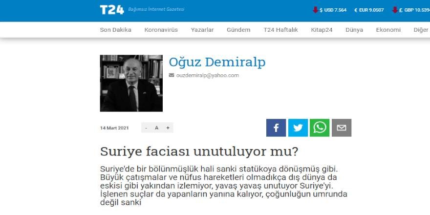‘Suriye faciası uluslararası toplumun utanç verici bir başarısızlığıdır’