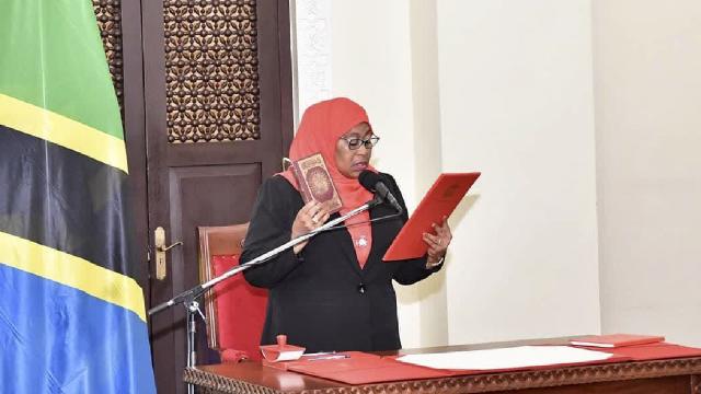Tanzanya'nın ilk kadın Devlet Başkanı Samia Suluhu Hassan