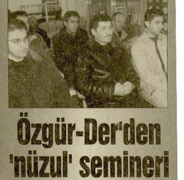 Özgür-Der’den Nüzul Semineri