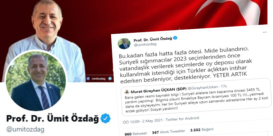 Adolf Özdağ haftalık yalanını söyledi!