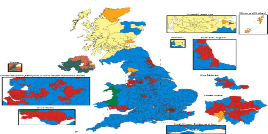 İngiltere'de yerel seçimlerde ilk sonuçlar iktidardaki Muhafazakar Parti lehine