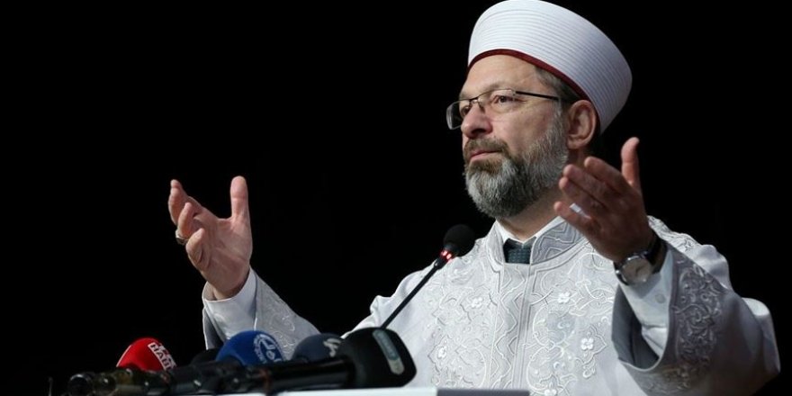 Diyanet İşleri Başkanı Erbaş'tan Müslümanlara 'Kudüs' çağrısı