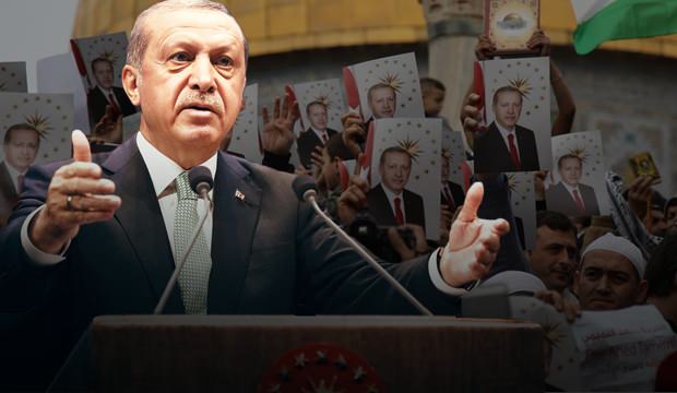 Cumhurbaşkanı Erdoğan Filistin'e destek için şiir okudu