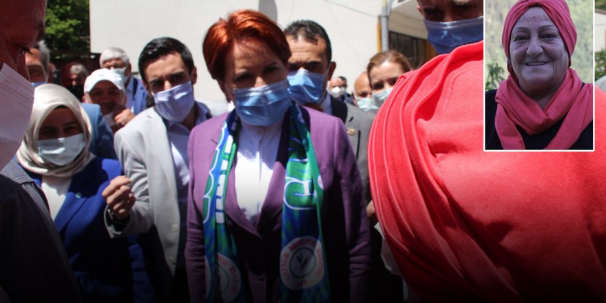 Rize'de Akşener'i teröristlikle suçlayan kadının Cengiz İnşaat bağlantısı