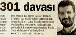Haksöz Editörüne 301 Davası