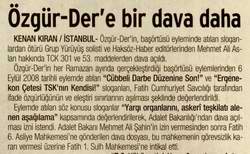 Özgür-Der'e Bir Dava Daha