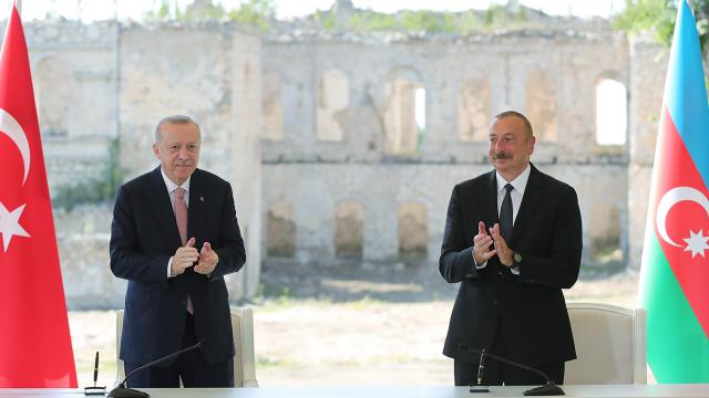 Erdoğan ve Aliyev 'Şuşa Beyannamesi'ne imza attı