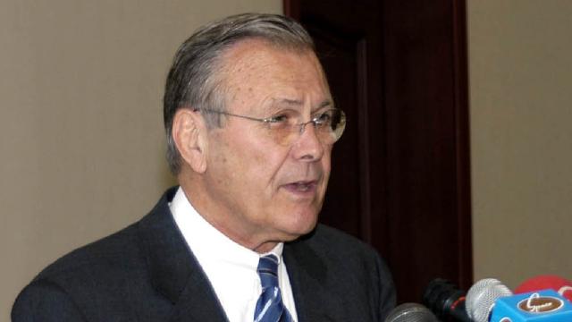 Eski ABD Savunma Bakanı Rumsfeld öldü