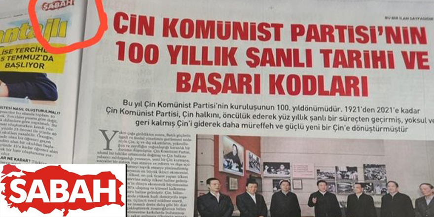 Sabah’tan ÇKP’nin 100 yıllık kanlı tarihini aklama utanmazlığı!