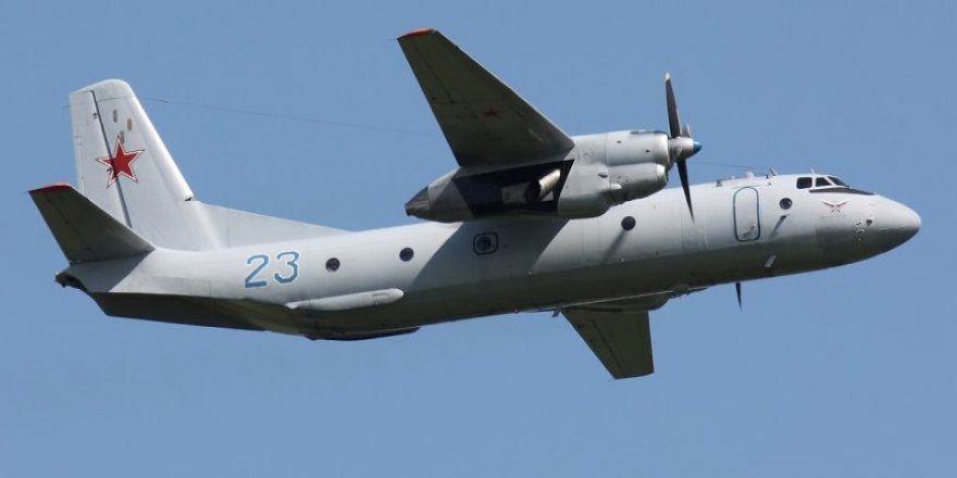 Rusya'da An-26 tipi uçak denize düştü