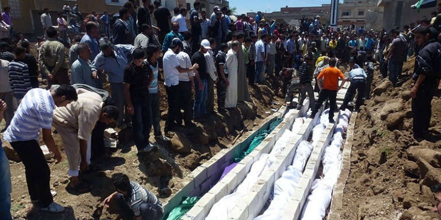 SMDK, rejimin Humus’ta 5 bin 210 sivil katlettiğini ispatlayan belgeleri paylaştı