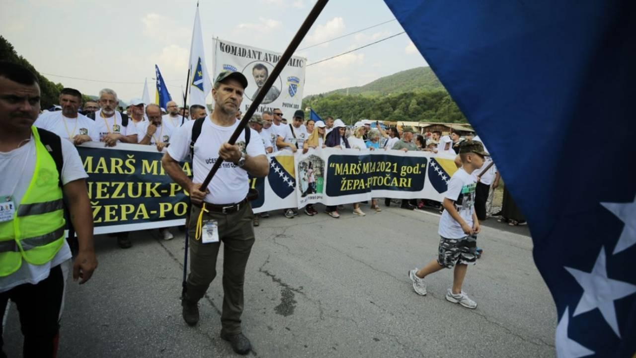 Ölüm yolunda Barış Yürüyüşü sona erdi