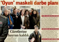 'Oyun' Maskeli Darbe Planı
