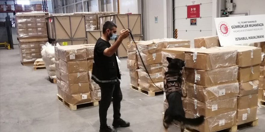 İstanbul Havalimanı'nda uyuşturucu yapımında kullanılan 4,3 ton kimyasal madde ele geçirildi