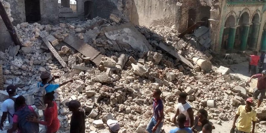Haiti açıklarında meydana gelen depremde ölenlerin sayısı 1419'a yükseldi