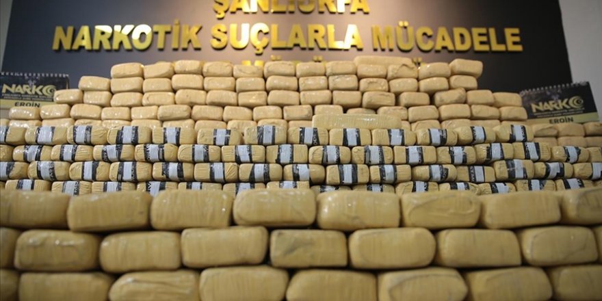 Urfa'da 275 kilogram eroin ele geçirildi