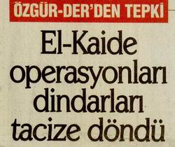 Özgür-Der'den Tepki