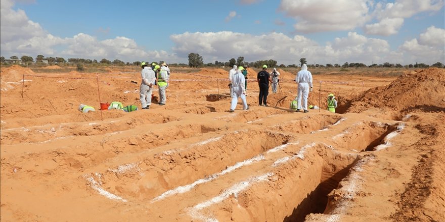 Libya'nın Terhune kentinde bir toplu mezar daha bulundu