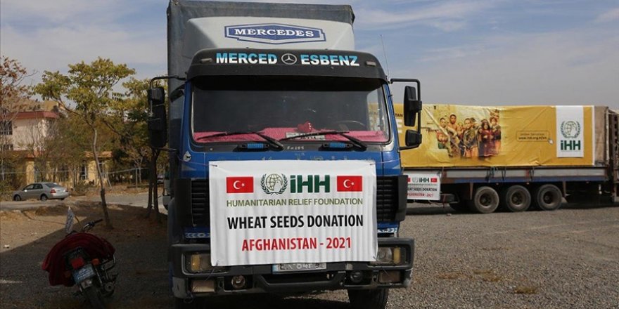 İHH Afganistan'da 100 ton buğday tohumu yardımı yaptı