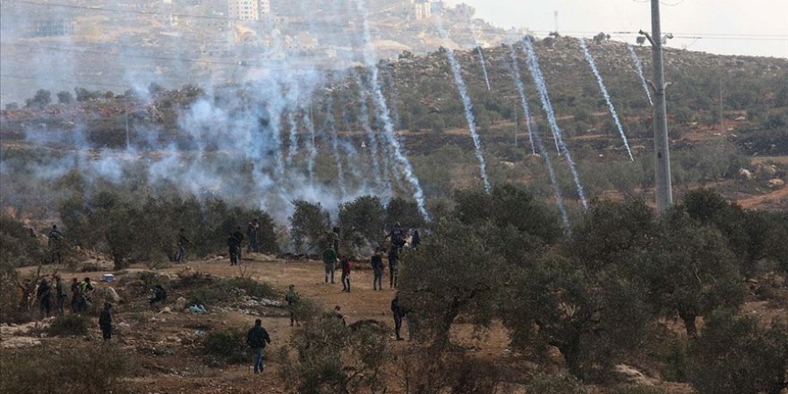 İşgal güçleri, Batı Şeria'daki protestolarda 10 Filistinliyi yaraladı
