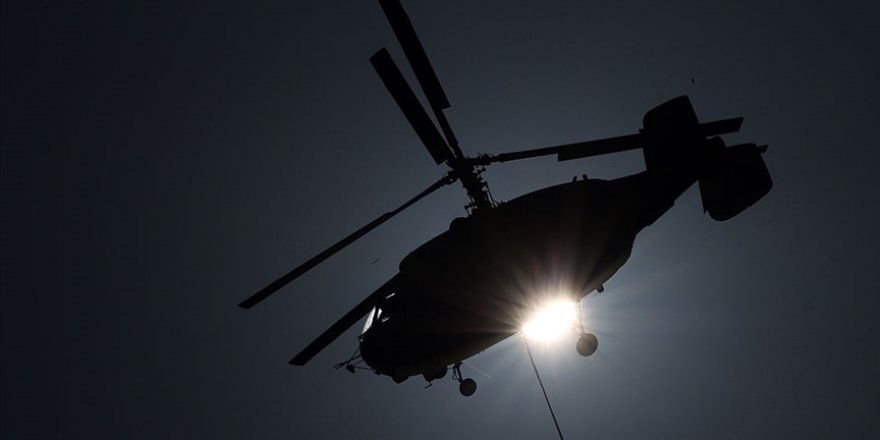 Azerbaycan'da helikopter düştü