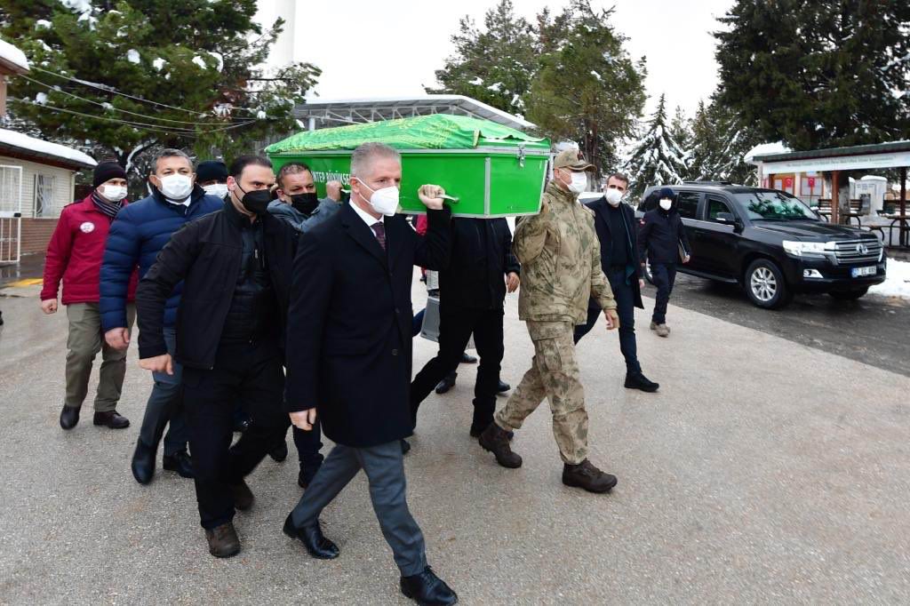 Gaziantep’te yangında vefat eden Suriyeli 2 çocuk defnedildi