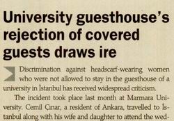 University Guesthouse's Rejection Of Covered Guests Draws İre