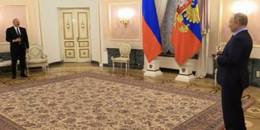 Putin ile şampanyalı kutlama yapan Aliyev: Rusya'yı yaptırımlarla yenemezsiniz