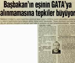 Başbakan'ın Eşinin GATA'ya Alınmamasına Tepkiler Büyüyor