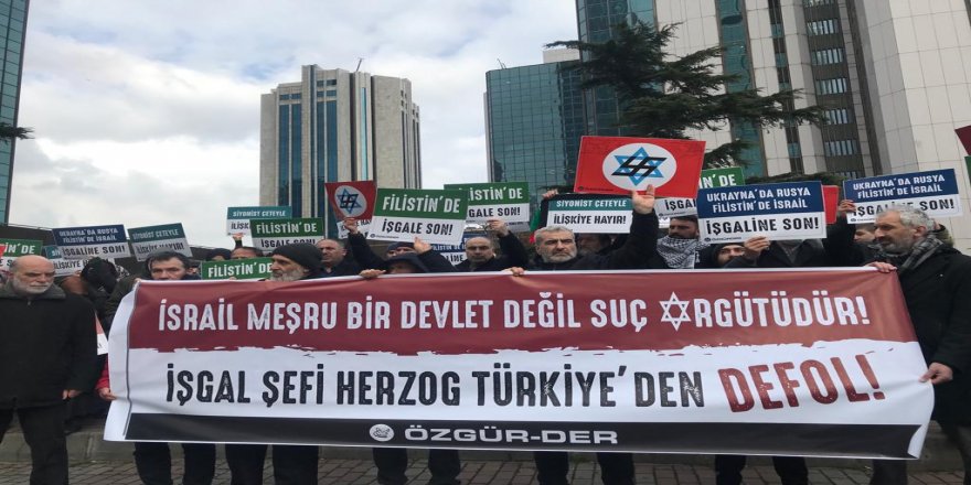 “Katil Herzog, Türkiye’den defol!”