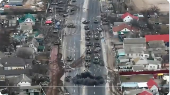 Kiev yakınlarındaki Rus konvoyuna ağır darbe