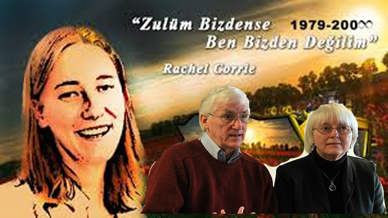 Siyonist İsrail tarafından katledilen Rachel Corrie'nin ailesi kızlarıyla gururlu