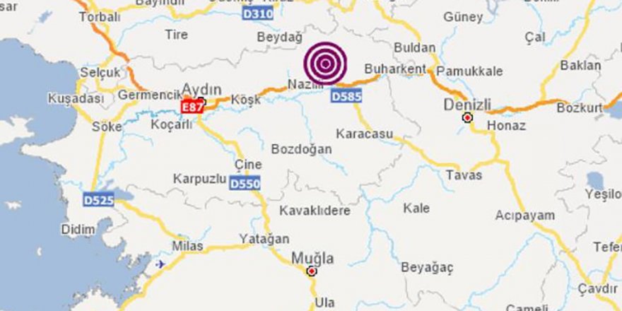 Aydın'da deprem