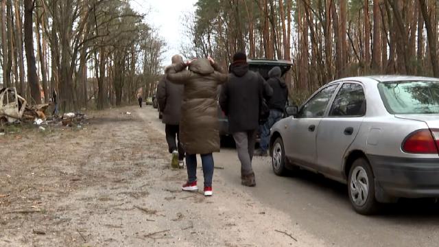 Kiev'de siviller mayın tehlikesi nedeniyle evlerine giremiyor
