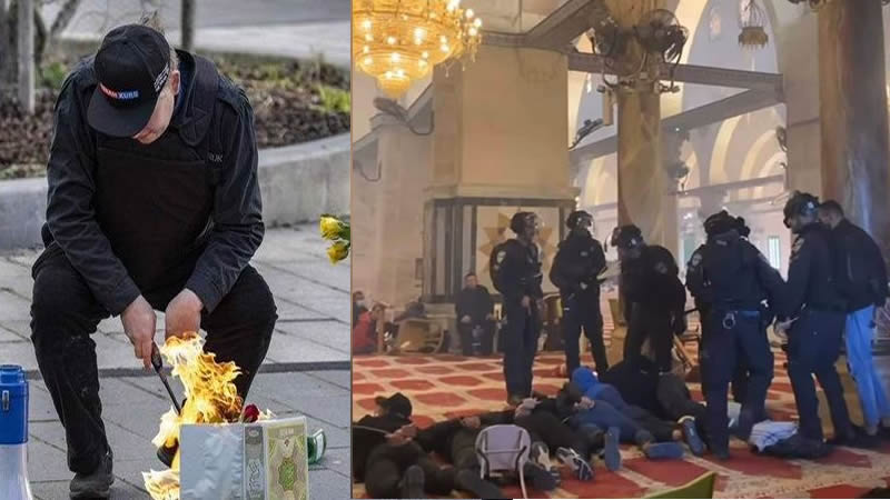 Filistin’de mabedimizi yakarlar ve İsveç’te kitabımızı