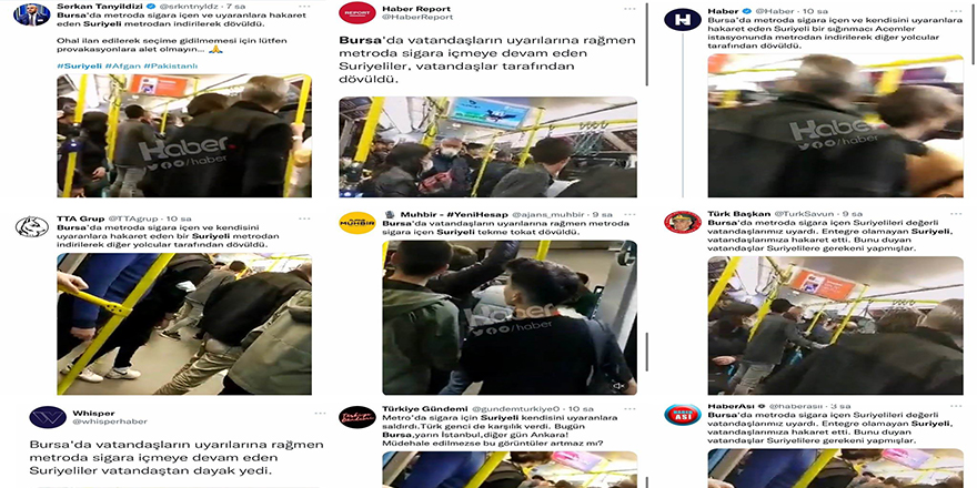 Metroda sigara içenleri Suriyeliler diye servis edenler hakkında işlem yapılacak mı?
