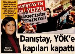 Danıştay, YÖK'e Kapıları Kapattı