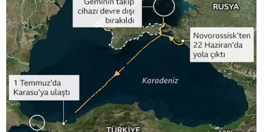 Ukrayna, Türkiye’ye ulaşan Rus bandıralı tahıl yüklü gemiye el konulmasını talep etti