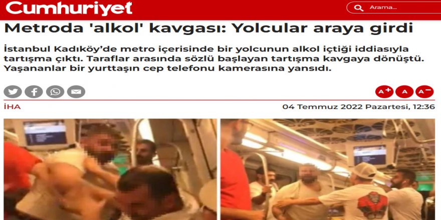 Cumhuriyet’in haberlerini de ayyaşlar mı yazıyor?