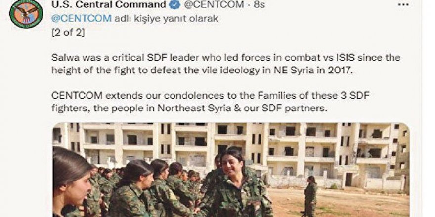 ABD'den PKK'ya "başsağlığı"