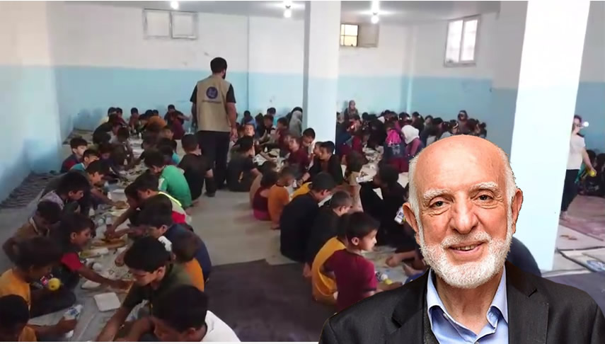 Suriye’deki yetimlerin minik elleri amcaları Hacı Nimet Kaya için duaya kalktı