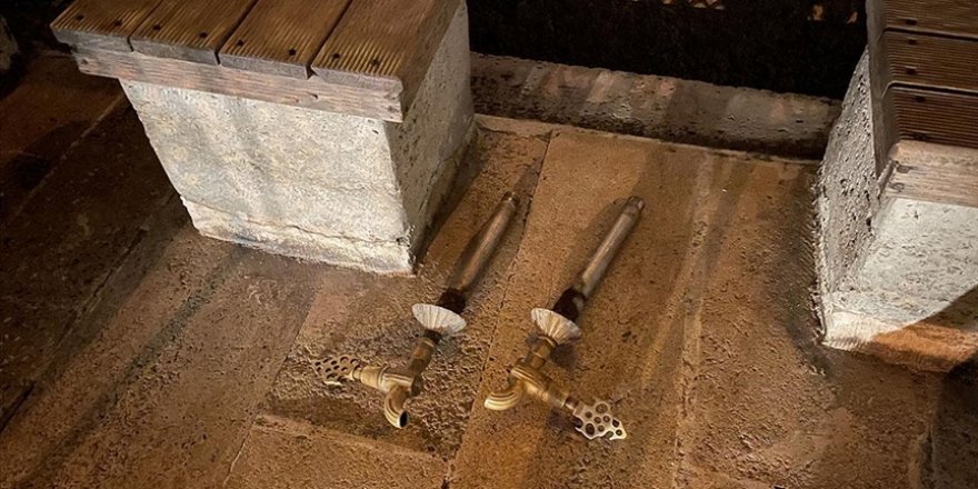 Hırsızlar Edirne'de caminin musluklarına göz dikti
