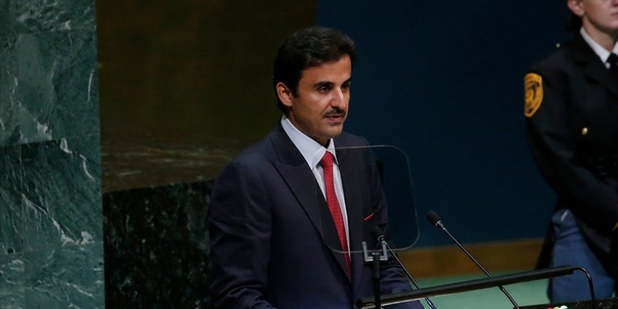 Katar Emiri, Suriye'deki 'uluslararası acizliği' eleştirdi