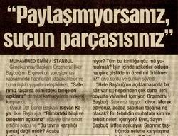 "Paylaşmıyorsanız, Suçun Parçasısınız"
