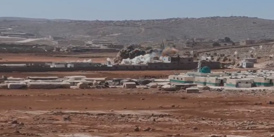 Rusya, Suriye’de mülteci kamplarını bombalıyor!