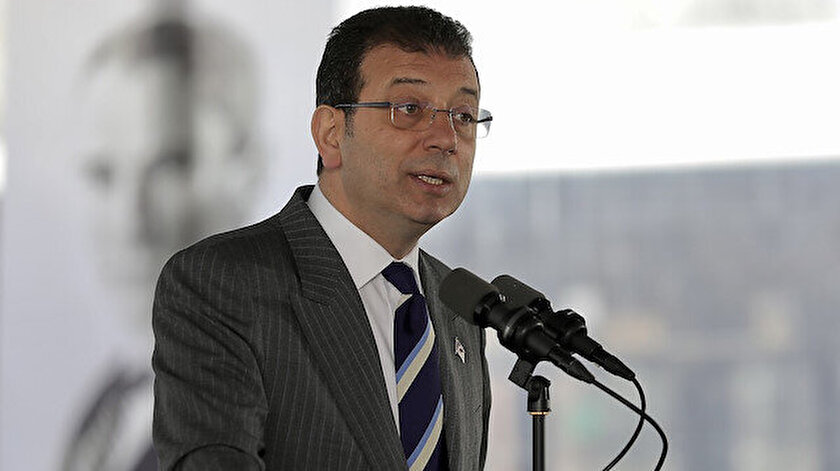 Heykel dikme şampiyonu İmamoğlu, Bakanlığın yaptığı Pendik-Sabiha Gökçen metrosunu sahiplendi