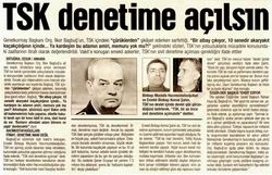 TSK Denetime Açılsın